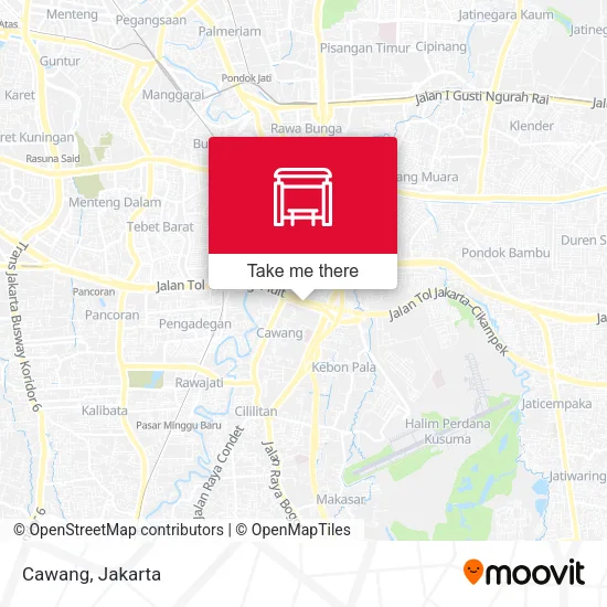 Cawang map
