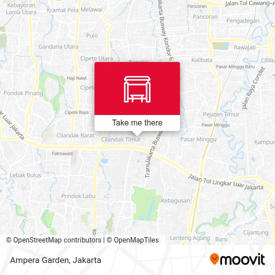 Ampera Garden map