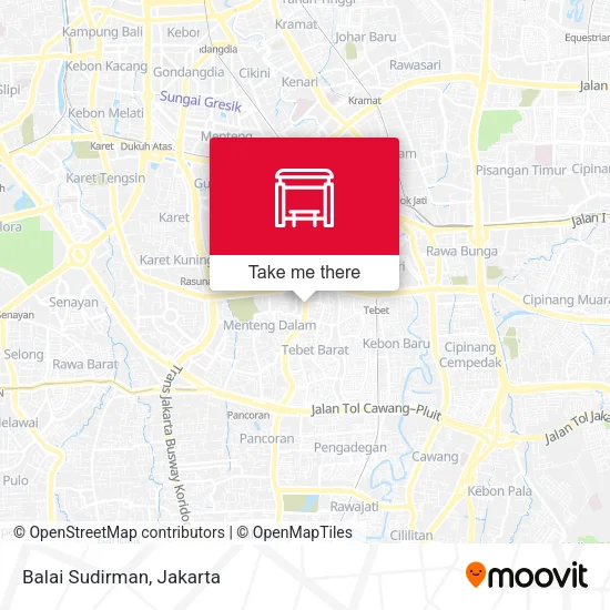 Balai Sudirman map