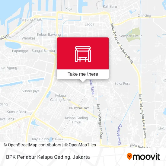 BPK Penabur Kelapa Gading map
