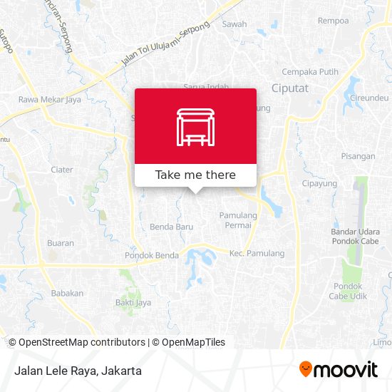 Jalan Lele Raya map