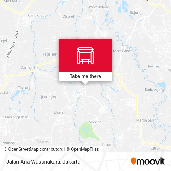 Jalan Aria Wasangkara map
