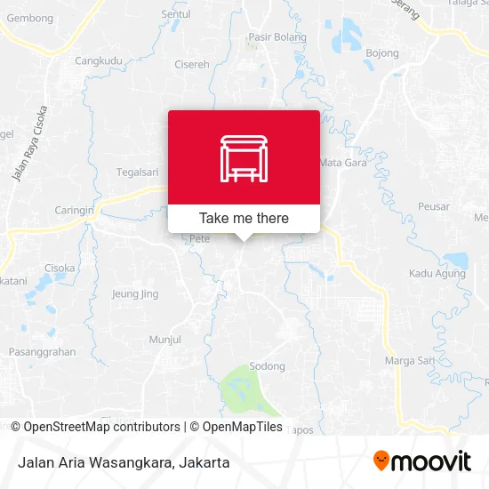 Jalan Aria Wasangkara map
