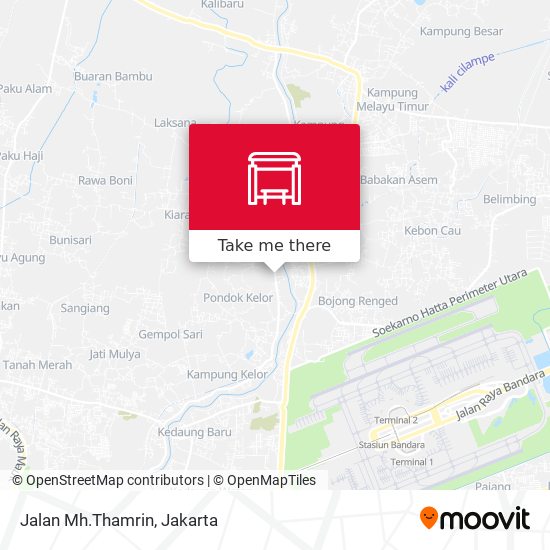 Jalan Mh.Thamrin map