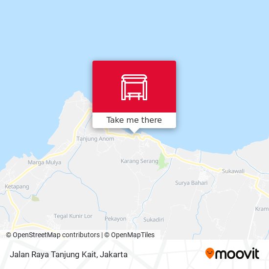 Jalan Raya Tanjung Kait map