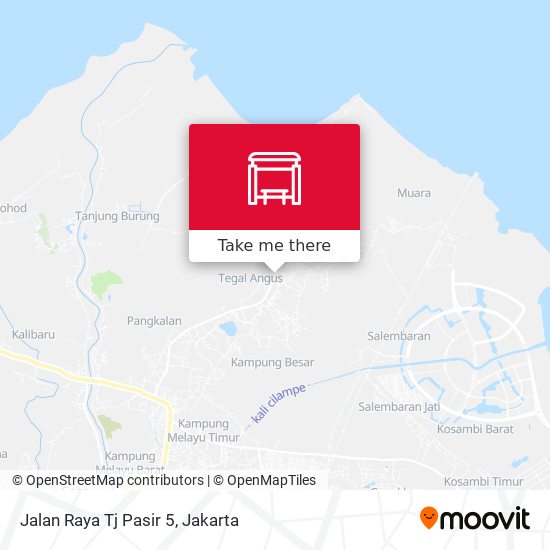 Jalan Raya Tj Pasir 5 map