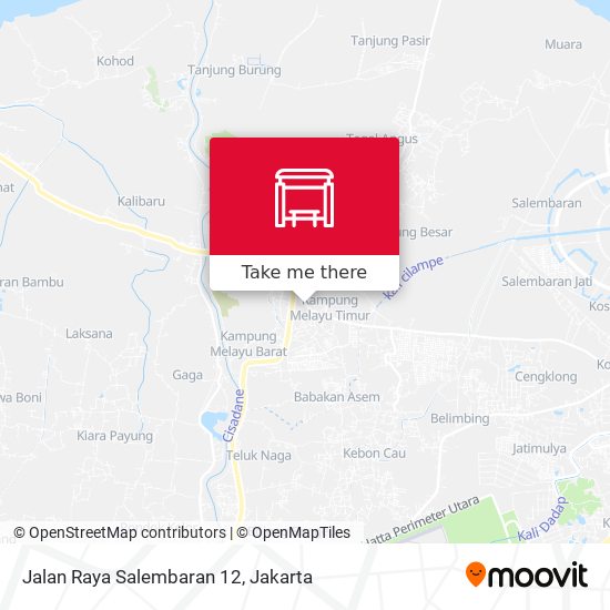 Jalan Raya Salembaran 12 map