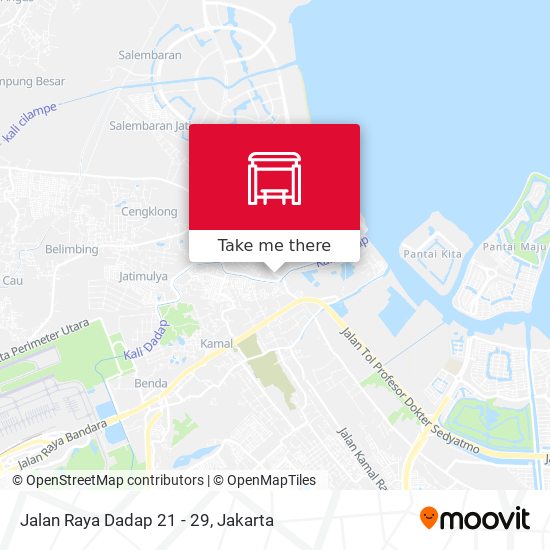 Jalan Raya Dadap 21 - 29 map