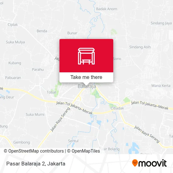 Pasar Balaraja 2 map