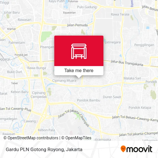 Gardu PLN Gotong Royong map