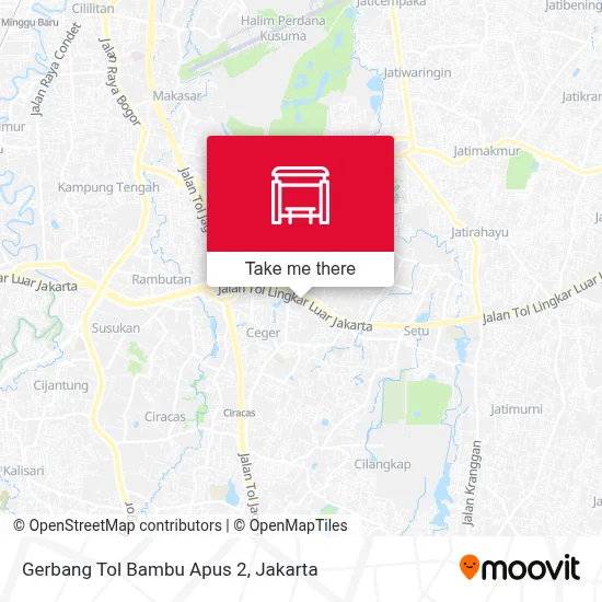Gerbang Tol Bambu Apus 2 map