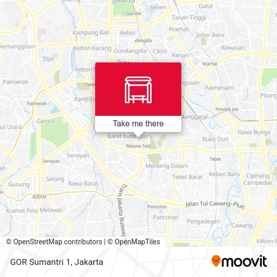 GOR Sumantri 1 map