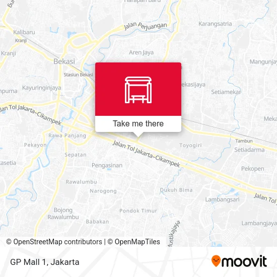 GP Mall 1 map