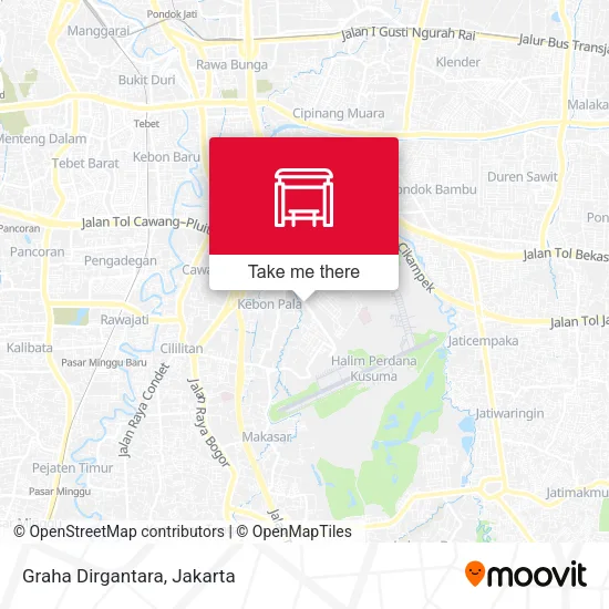 Graha Dirgantara map