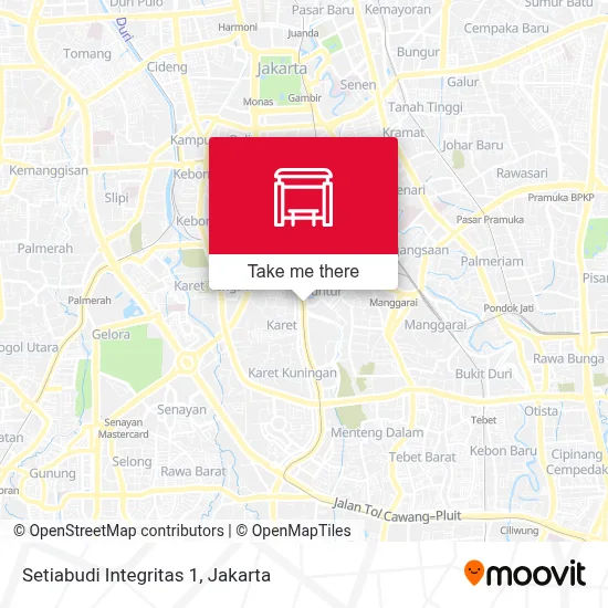 Setiabudi Integritas 1 map