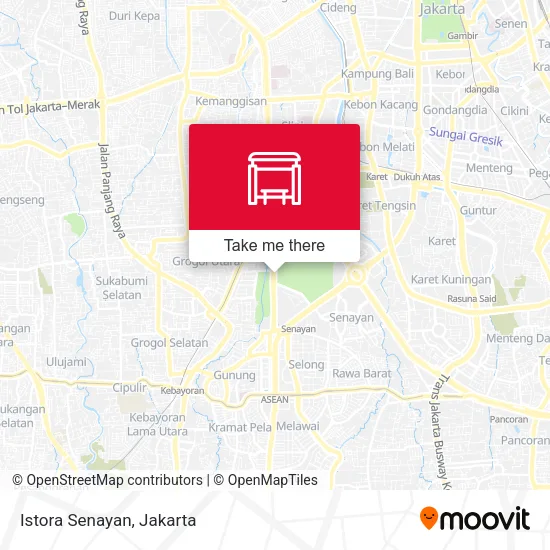 Istora Senayan map