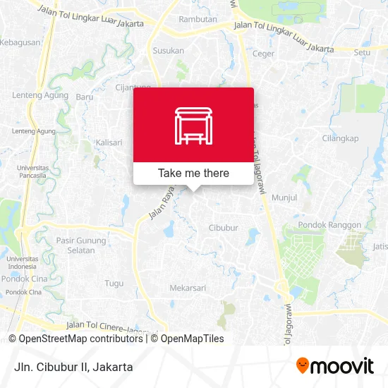 Jln. Cibubur II map