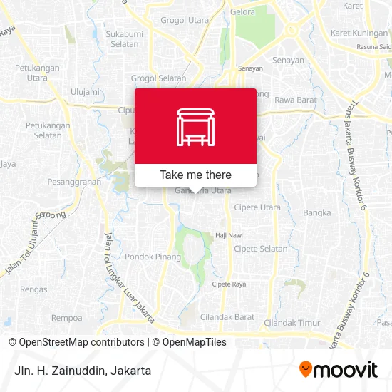 Jln. H. Zainuddin map