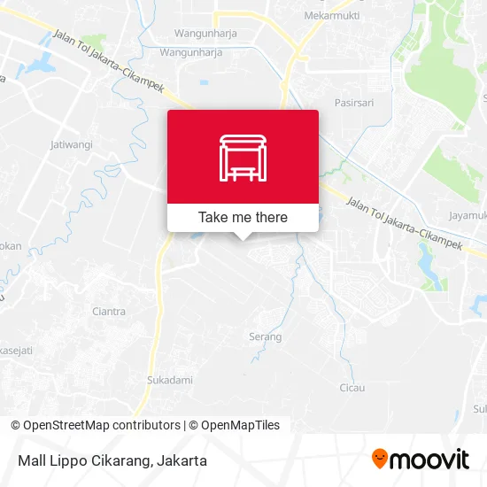 Mall Lippo Cikarang map