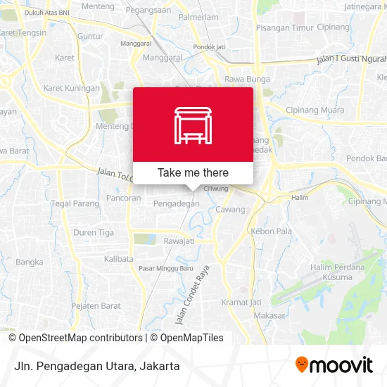 Jln. Pengadegan Utara map