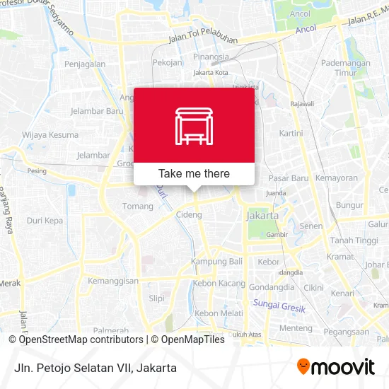 Jln. Petojo Selatan VII map