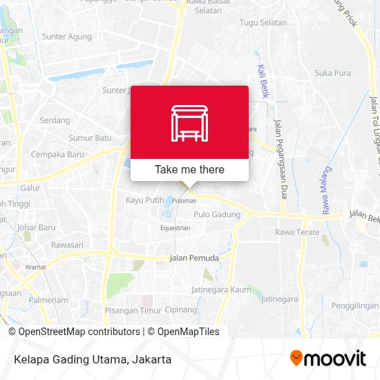 Kelapa Gading Utama map