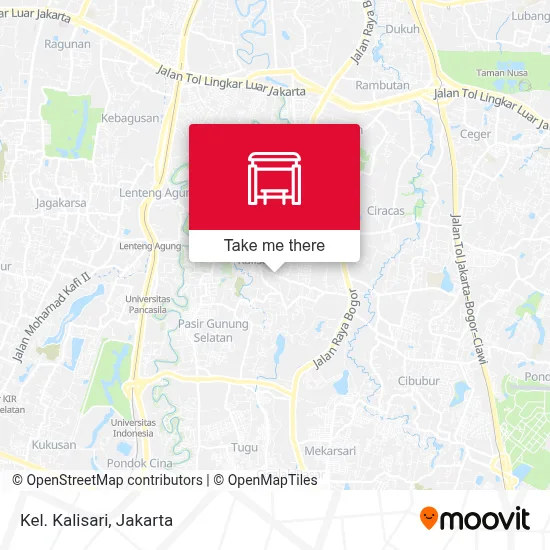 Kel. Kalisari map