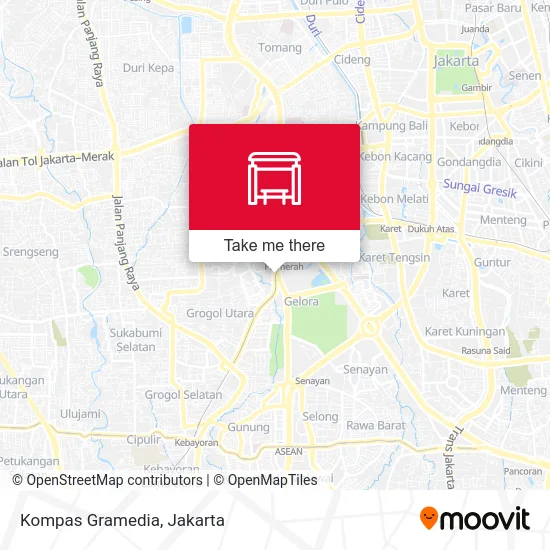Kompas Gramedia map