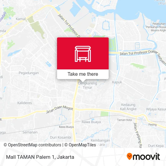 Mall TAMAN Palem 1 map