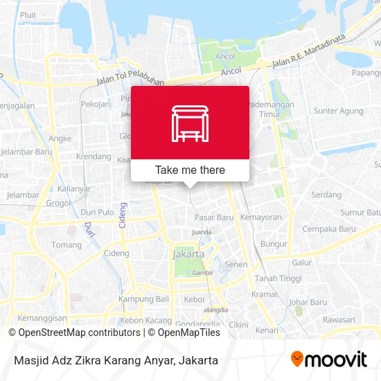 Masjid Adz Zikra Karang Anyar map