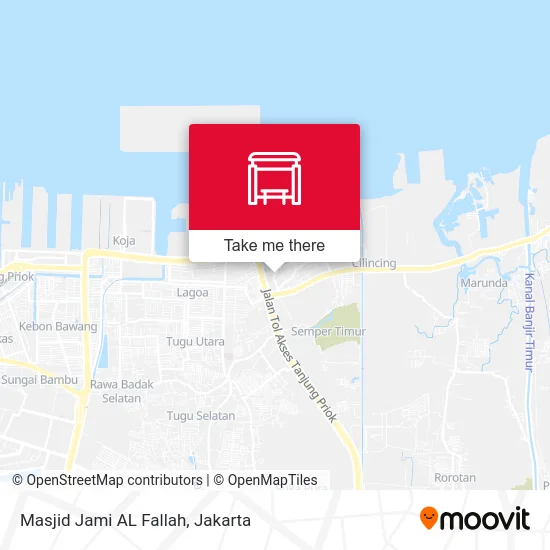 Masjid Jami AL Fallah map