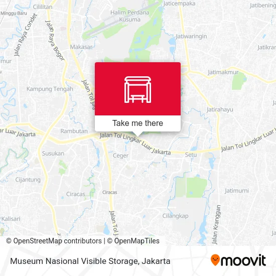 Museum Nasional Visible Storage map