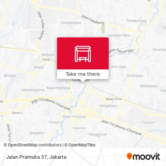 Jalan Pramuka 37 map