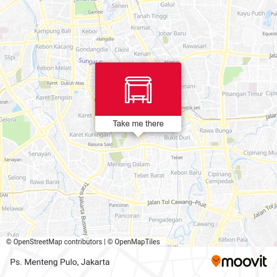 Ps. Menteng Pulo map