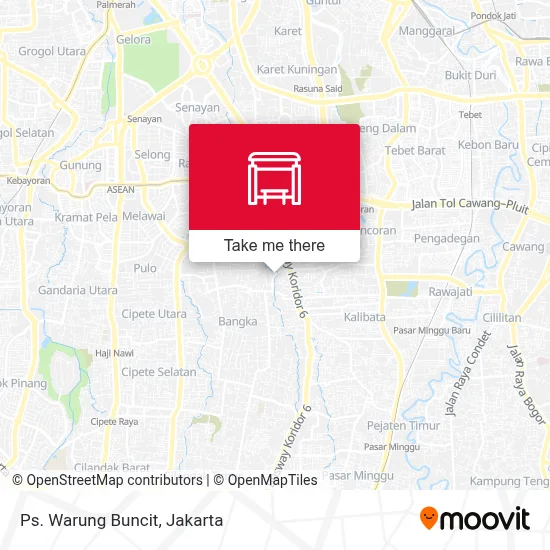 Ps. Warung Buncit map