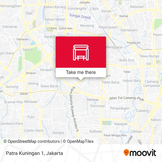 Patra Kuningan 1 map