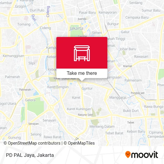 PD PAL Jaya map