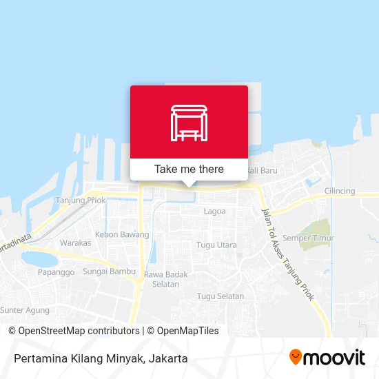 Pertamina Kilang Minyak map