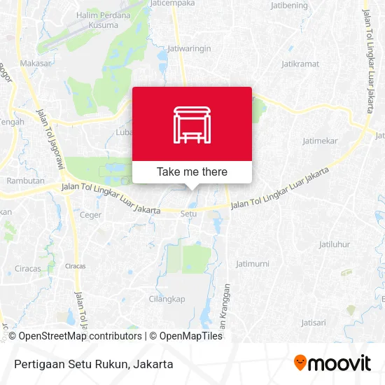 Pertigaan Setu Rukun map