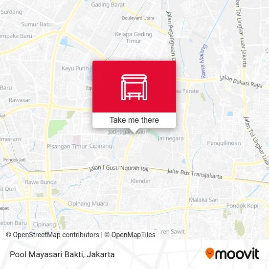 Pool Mayasari Bakti map