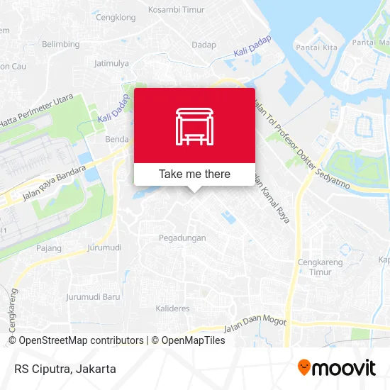 RS Ciputra map