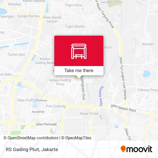 RS Gading Pluit map