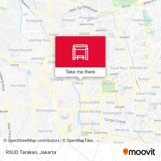 RSUD Tarakan map