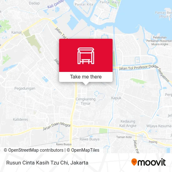 Rusun Cinta Kasih Tzu Chi map