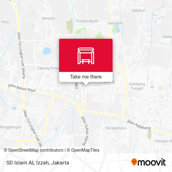 SD Islam AL Izzah map