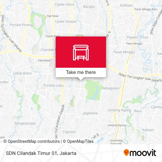 SDN Cilandak Timur 01 map