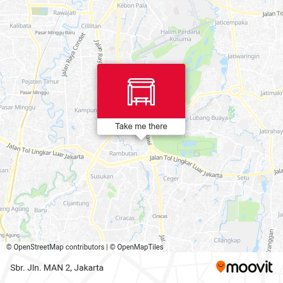 Sbr. Jln. MAN 2 map