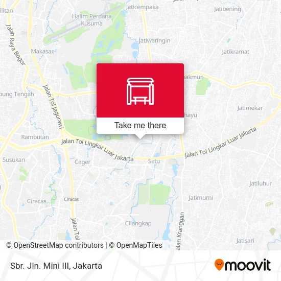 Sbr. Jln. Mini III map