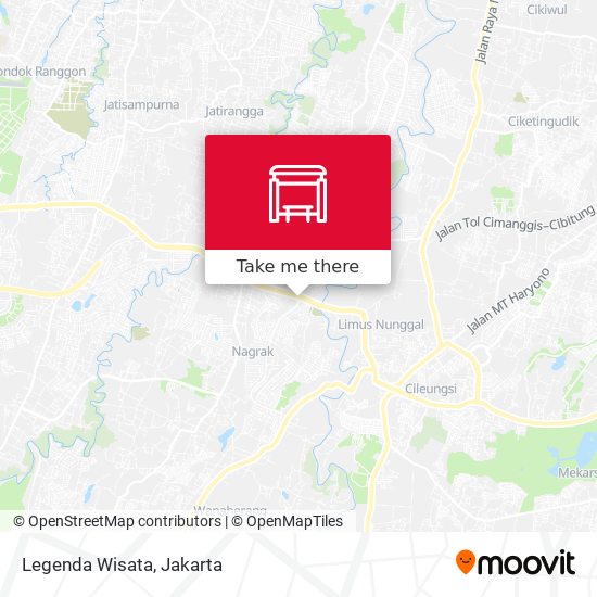 Legenda Wisata map