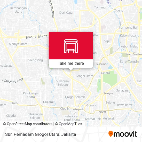 Sbr. Pemadam Grogol Utara map